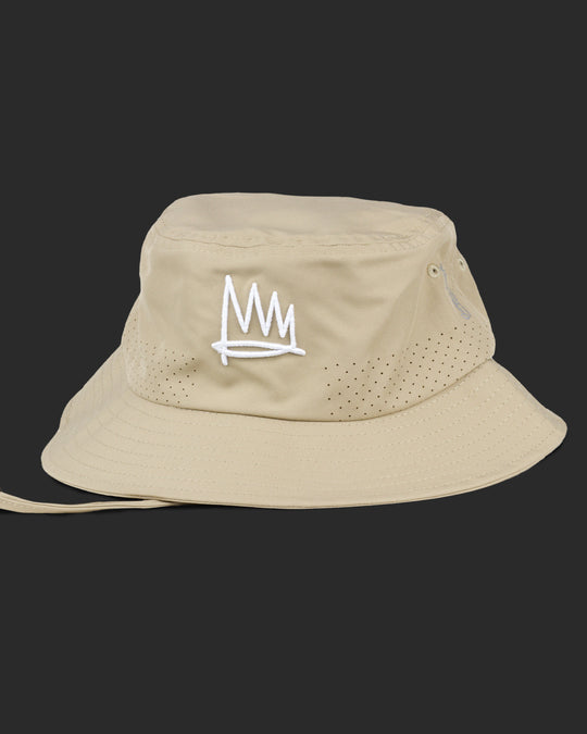 Branded Bucket Hat (Tan)